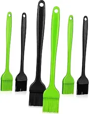 KICHOUSE 6pcs Silicone Brushes Baking Brush Basting Tool for Cooking Silica Gel