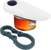Electric Can Opener + FREE Jar Opener, Hands Free One Touch and Go Professional