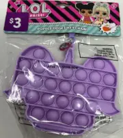 LOL Surprise Popper Keychain Pop Bubble Fidget Toy Purple