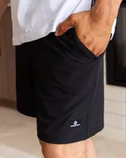[The Mad Hueys] The Mad Hueys Men's Freestyle Volley Shorts in Black Size 30 30 Black