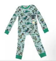 NWT Stitch Fix Kids Rumi & Ryder Boys Dinosaur Pajama Set Size 10. 100% Cotton