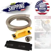 Dust-Free Drywall Vacuum Hand Sander 6-Foot Hose for Dustless Sanding
