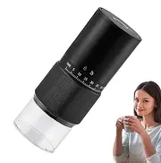 Coffee Bean Grinder, Adjustable Coffee Maker Grinder, Noise Reduction Rechargeable Coffee Maker, Grinder for Kitchen, Multi-Speed Portable, Rechargeable for Home