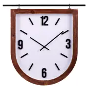 Amalfi Indus Arch Wall Clock Brown 50x50x6cm