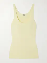 [TOTEME] TOTEME - Knitted Tank - Pastel yellow - medium medium Yellow
