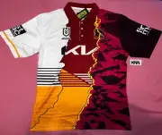 POLO Brisbane BRONCOS NRL Triple Jersey *3XL* QLD Seller