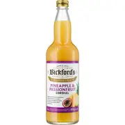 Bickford's Pineapple & Passionfruit Cordial 750mL