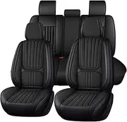 YuEany Car Seat Covers Universal Fit for Renault Fluence Z L30Z Breathable PU Leather Protection Set