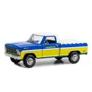 Greenlight 1:24 Goodyear Tyres 1969 Ford F100 With Bed Cover Running On Empty