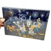 Disney WDW 50th Celebration Mickey Mouse + Friends Autograph Photo Book NWT