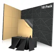 Soundproof Wall Panels, Acoustic Self-Adhesive Sound Proof Panels for Walls,