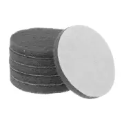 6pcs Scrubber Scouring Pads 800 Grits 4 Inch Drill Power Brush, Gray