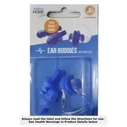 Safe Home Care Silicone Ear Buddies with Nose Clip 1 Pack Assorted Colours