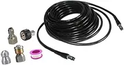 High Pressure Washer Sewer Cleaning Jetter Quick Connector Kits Rupper 15m