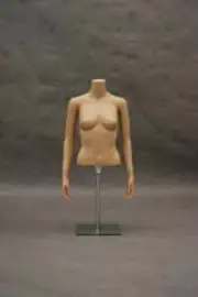 Half body plastic with arm Manequin Mannequin Manikin Torso Form #PS-FT1+Base