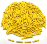 Lego 500 New Yellow Technics Axle 3L Pieces