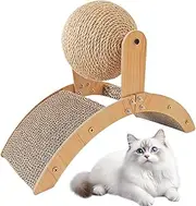 Cat Scratch Pads, Cat Scratch Pads | Kitten Scratching Toys,Arch Bridge Ball Scracker Sisal Wood Indoor Exercise Furniture Protector Protector for Pets