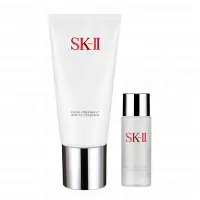 在飛比找Yahoo奇摩購物中心優惠-SK-II 全效活膚潔面乳120g 贈亮采化妝水30ml (