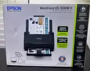 Epson Workforce ES-500W II Wireless Color Duplex Desktop Document Scanner for PC