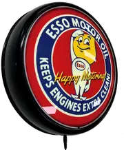 ESSO Motor Oil LED Bar Lighting Wall Sign Light Button Light Black