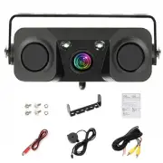 3 in 1 Rear View Camera Waterproof Video Parking Sensor Car Reverse Backup Ca...