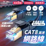 CAT.8 光纖網路線【50CM】CAT8 網路線 鍍金頭 高速網路線 分享器 數據機 機上盒 電競專用