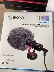BOYA BY-MM1 Cardioid Microphone for Phone or Tablets, DSLR cameras RETAIL Shield