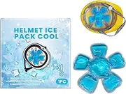 Ice Pack Hat | Gel Cold Pack - Helmet Cold Flexible Soothing Comfort Freezer Pad For Hangover Tension Headache Injuries