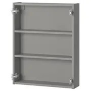 ENHET wall cb w 2 shelves, grey, 60x15x75 cm