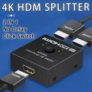 Hub 3D HDMI 2.0 Splitter Switch Switcher 2 in 1 4K Bi Direction HDCP In Out UHD