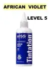KISS TINTATION Semi-Permanent Hair Color 5 fl oz AFRICAN VIOLET T320 Level: 5