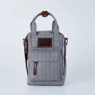 BAG PACK : BAG TO SCHOOL: NAVY STRIPE : PETITE