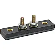 Junction Block 2P Terminal Block with Nuts & Washers, 2 Circuits, Bulk Pack