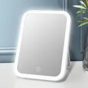 LED Makeup Mirror Touch Screen 3 Light Portable Standing Folding Vanity Mirror