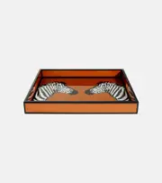[Jonathan Adler] Jonathan Adler Zebra lacquer tray
