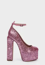 [Lemon Drop by Privileged] Pink Jubilee Platform Heels