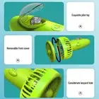 Portable Handheld Fan Hanging Neck Fan Grass Green