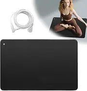 Grounding Mat for Home Office Work: Earth Connected Therapy to Improves Sleep, Energy and Wellness, Reduce Pain, Stress, Anxiety and Inflammation - Grounding Pad for Bed and Desk (15.8×23.6’’)