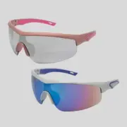 BNWT UV Retro 80s Sports Cycling Wrap Matte Unisex Sunglasses Eyewear