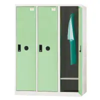 在飛比找蝦皮商城優惠-【DS21-2】三人用置物櫃(鋼製門)(綠色) SDF-03