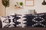 5 Set Handmade Cotton Cut Shuttle Pillow Cover 18" Vintage Square Shape Cushions