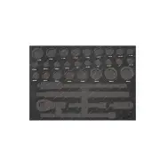 SP Tools 32Pcs EVA Foam Tool Storage Only - Metric/SAE Sockets Offer Protection