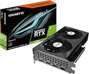 GIGABYTE NVidia GeForce RTX 3050 Eagle 8G Video Graphic Card, Black