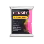 Cernit Neon Light Polymer Clay - 56g Fuchsia - 2wards Polymer Clay & Crafts