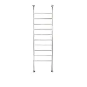 Radiant 500 x 2700mm Round Floor Ceiling Heated Towel Rail Polished FC-2700X500