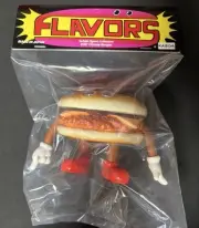FLAVORS Cheeseburger Hamburger Soft Vinyl Rare