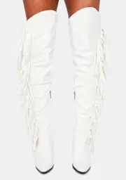Pure Cowgirl Talk Fringe Boots