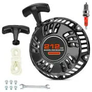 Pull Start Recoil Starter Assembly Compatible with Predator 212cc 196cc 6.5HP...