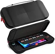 ProCase Slim Carrying Case for Nintendo Switch 2 2025, Travel Case Hard-Shell with 12 Game Card Slots, Switch 2 Protector Accessories -Black