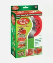 AS SEEN ON TV EZ Slice,Cut & Serve Cake, Melon Watermelon, Cantaloupe Slicer New